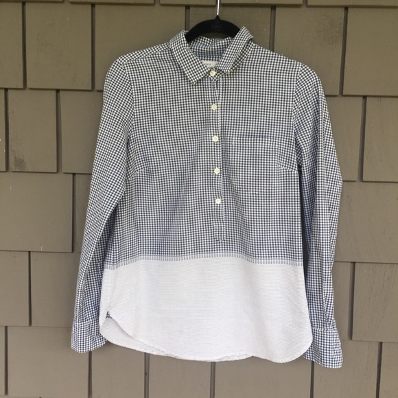 J. Crew Tops - J CREW popover blouse Size 6